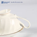 Pure White Logo Customized Fine Ceramic Bone China Coffee Cup And Saucer